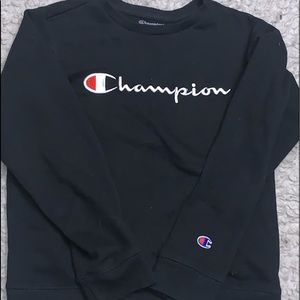 All Black Champion Sweatshirt !